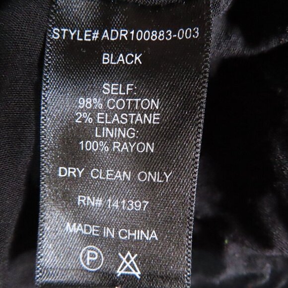 ASTR the Label Dress Large Black Ruched Long Sleeve Flounce Tiered V Neck Button - Picture 10 of 11